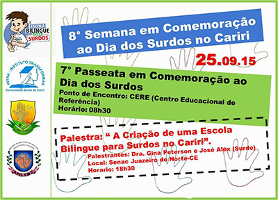 Dia dos Surdos - Cariri